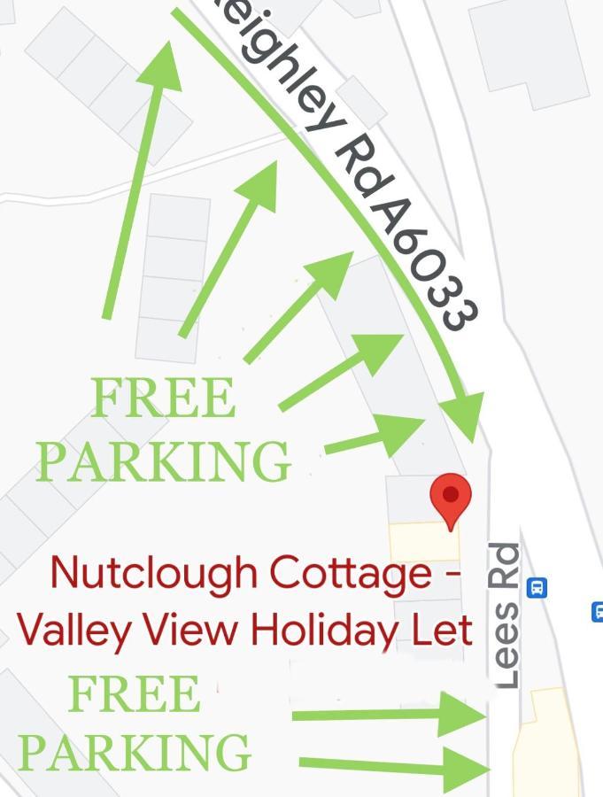 Nutclough Cottage - Log Fire And Valley View - Sleeps 2 ヘブデン・ブリッジ エクステリア 写真